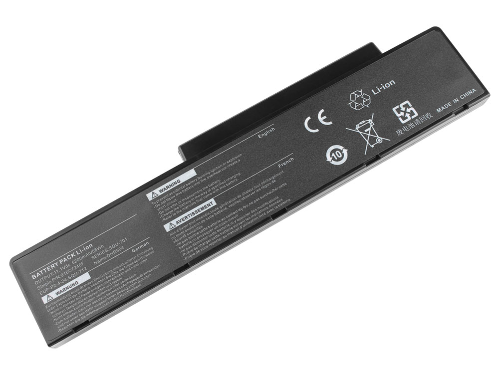 4400mAh 6Cell Packard Bell Ares GM Battery