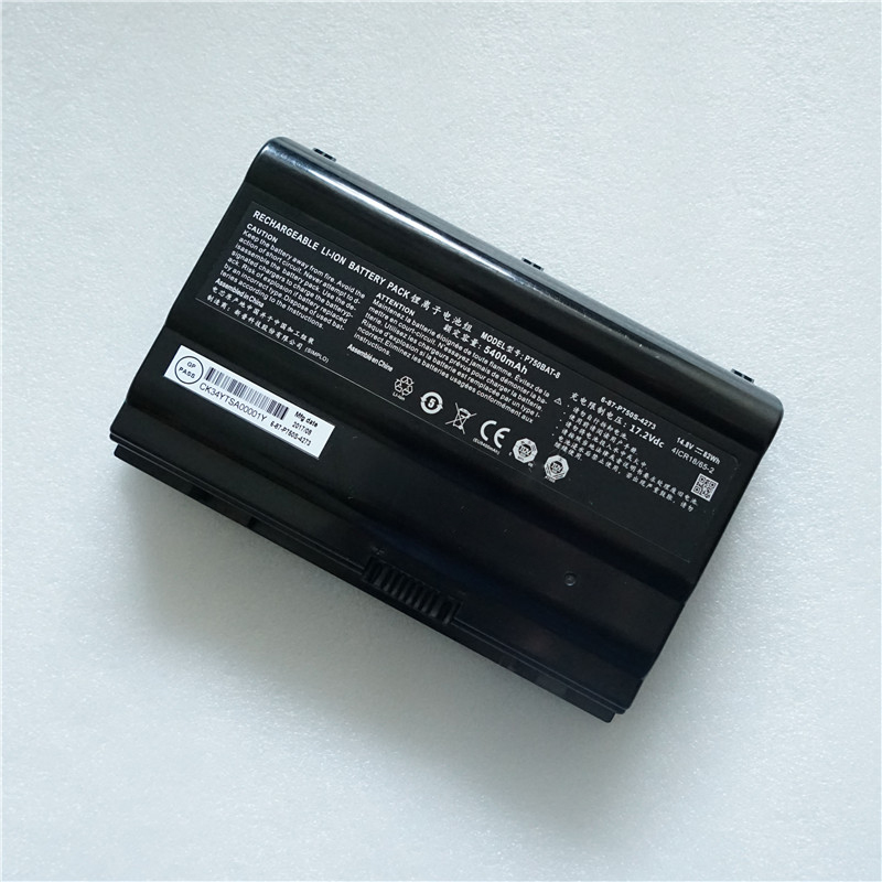 82Wh Clevo P750BAT-8 Battery