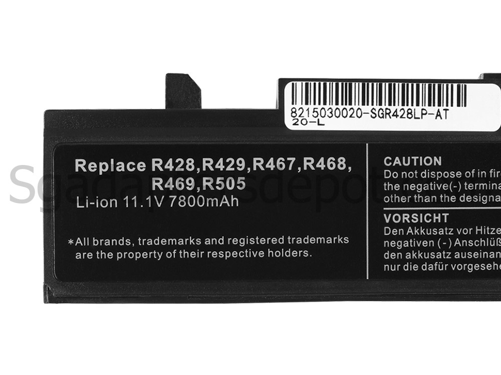 9 Cell Samsung 300E4X 300E4X-U01 300E4X-U02 300E4X-U03 Battery