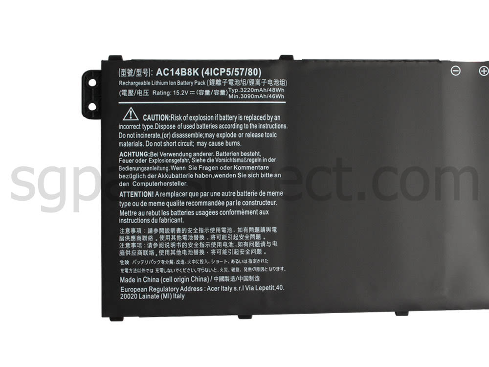 3220mAh 48Wh Battery Acer Extensa 2508 2519 2540