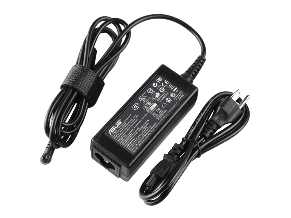 40W Asus Eee PC 1101HAB-RBLK001X 1101HAG AC Adapter Charger Power Cord