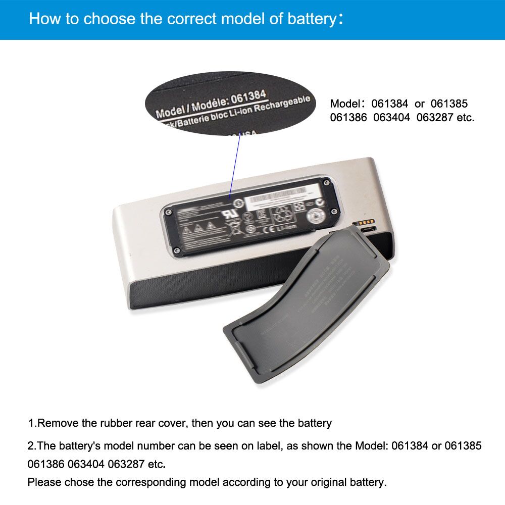 Original Battery Bose 088796 2330mAh 17Wh