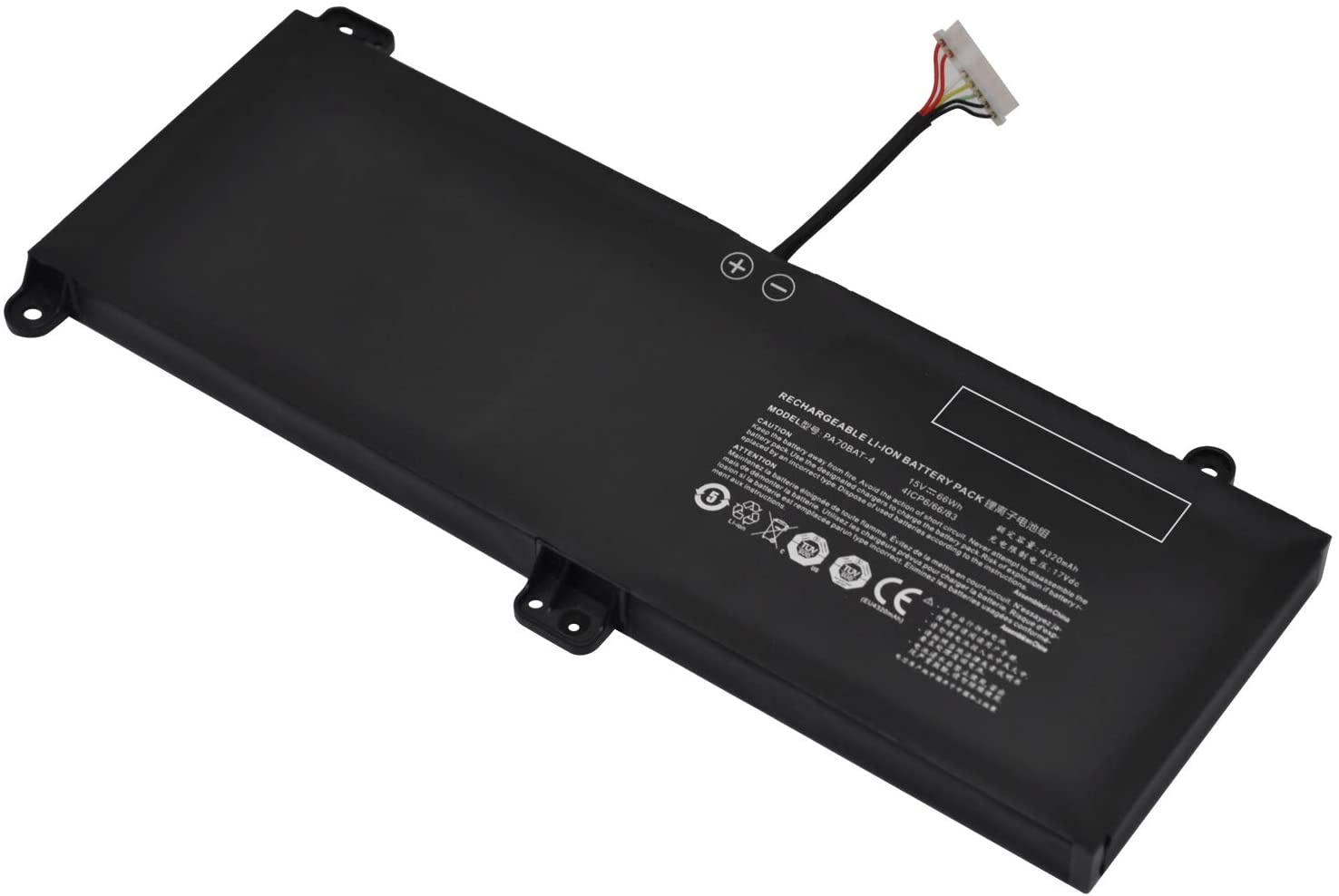 Battery Clevo PA71EP6 PA71EP6-G 4320mAh 66Wh