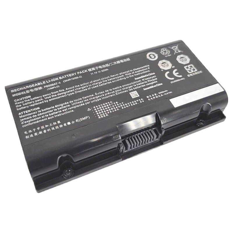 Battery Clevo 6-87-PB50S-61D02 5500mAh 62Wh