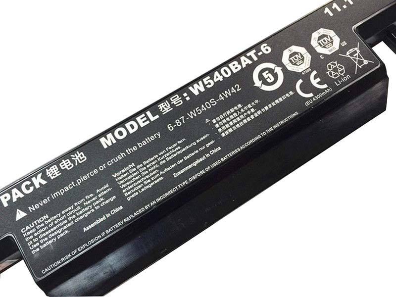 Battery Schenker XIRIOS B502 4400mAh 48.84Wh