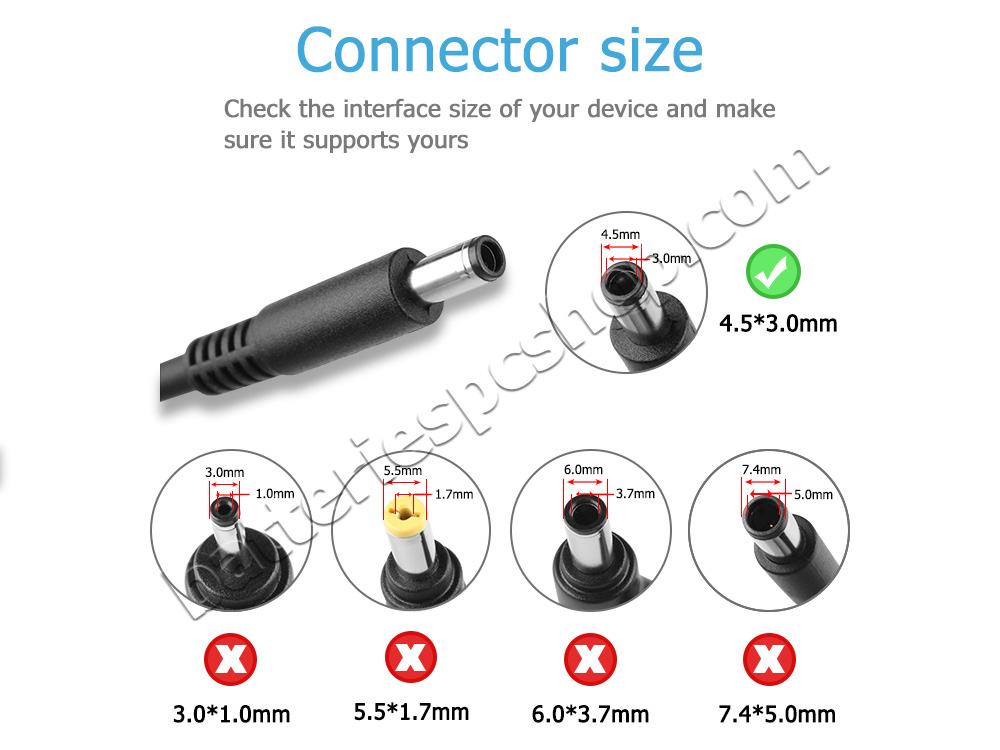 Original 45W Charger Dell Inspiron 5579 P58F001 AC Adapter