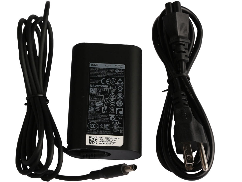 Original 45W AC Adapter Charger Dell Inspiron 14 3468 P60G + Cord