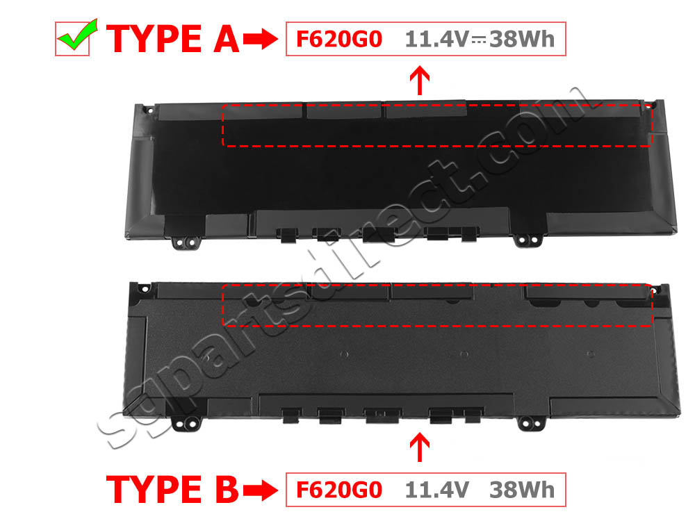 Original 3166mAh 38Wh 3-Cell Dell Vostro 13 5370 P87G001 Battery