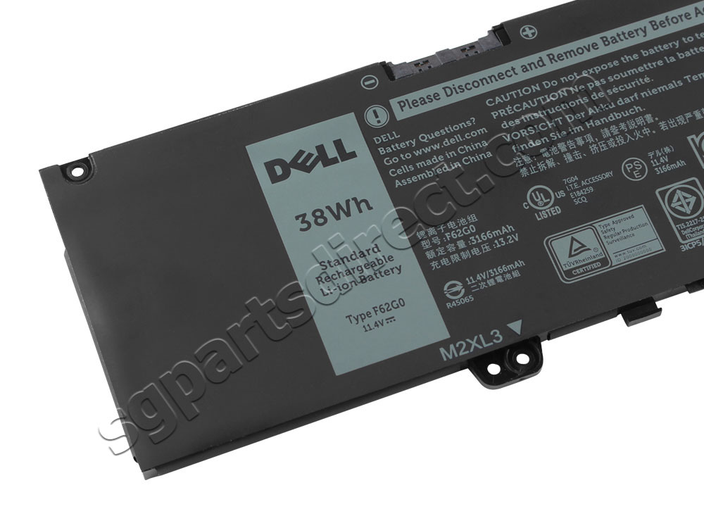 Original 3166mAh 38Wh 3-Cell Dell Vostro 13 5370 P87G001 Battery