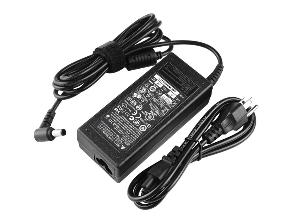 65W Clevo W25CSV W25CSW W840SU-T AC Adapter Charger Power Cord