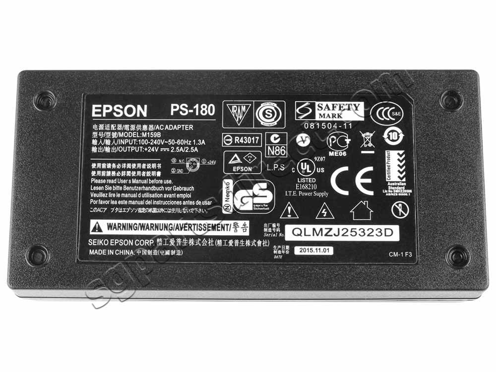 Original 48W Epson TM-290II TM-H5000 AC Adapter Charger