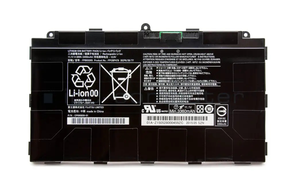 Battery Fujitsu CP690859-01 CP700540-01 3450mAh 38Wh