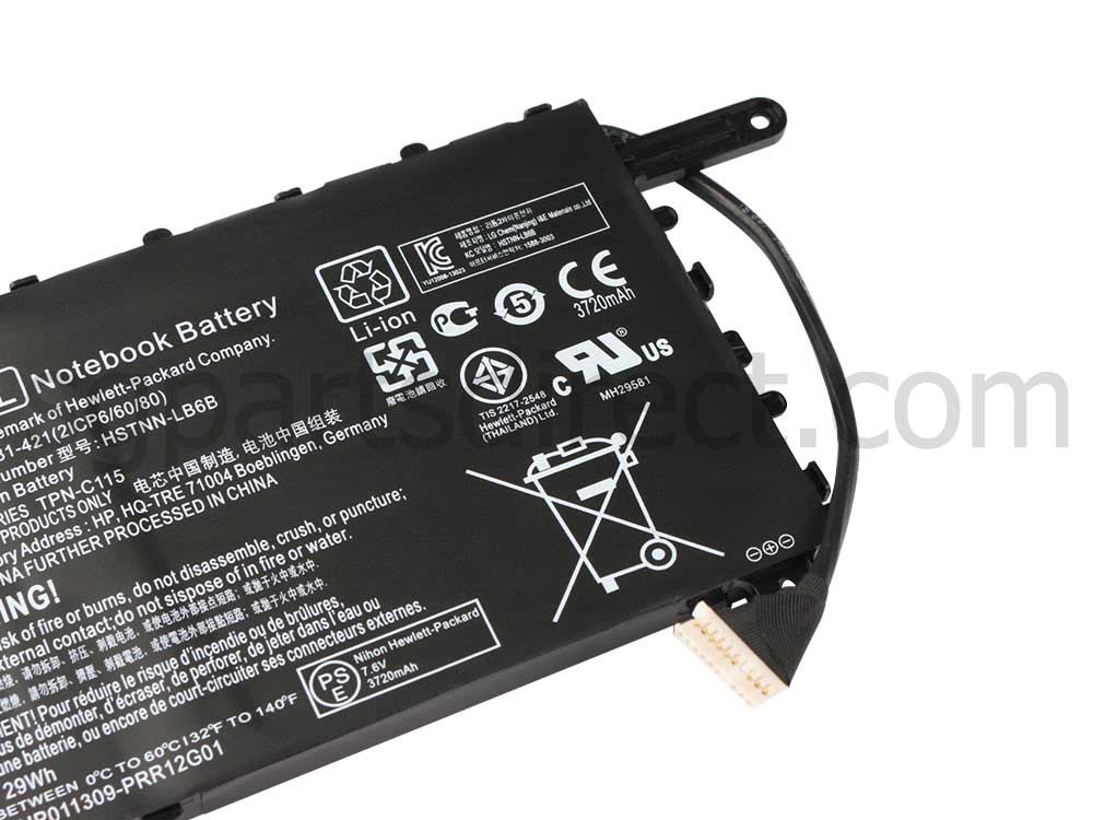 29Wh HP Pavilion 11-n000ea 11-n000na Battery