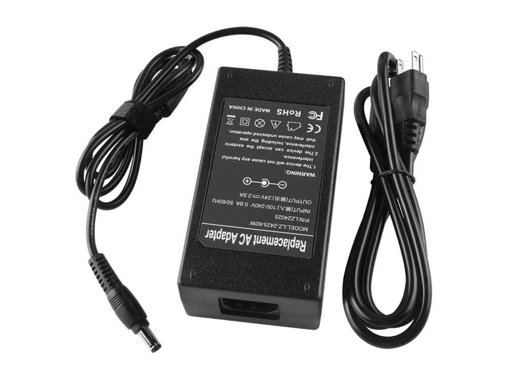 24V Delta ADP-50ZB AC Adapter Charger Power Cord