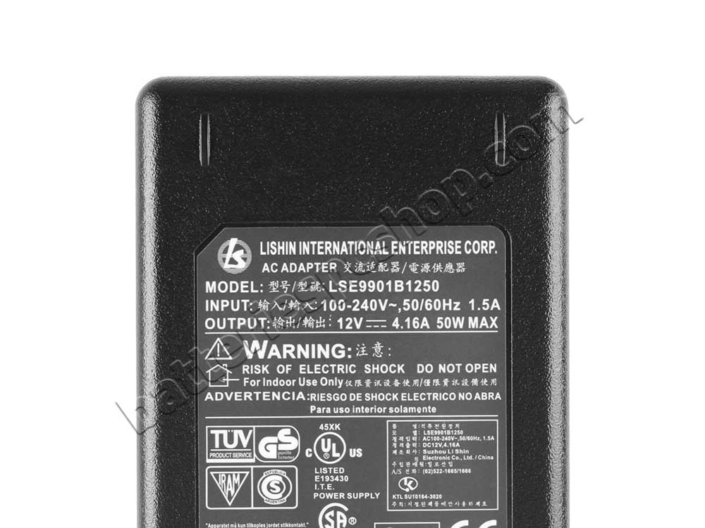 50W Charger Acer ED242QRA ED246Y Monitor AC Adapter