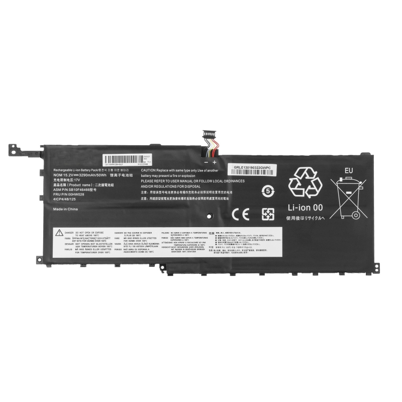 Original Battery Lenovo 00HW028 00HW029 TP00076A 3440mAh 52Wh