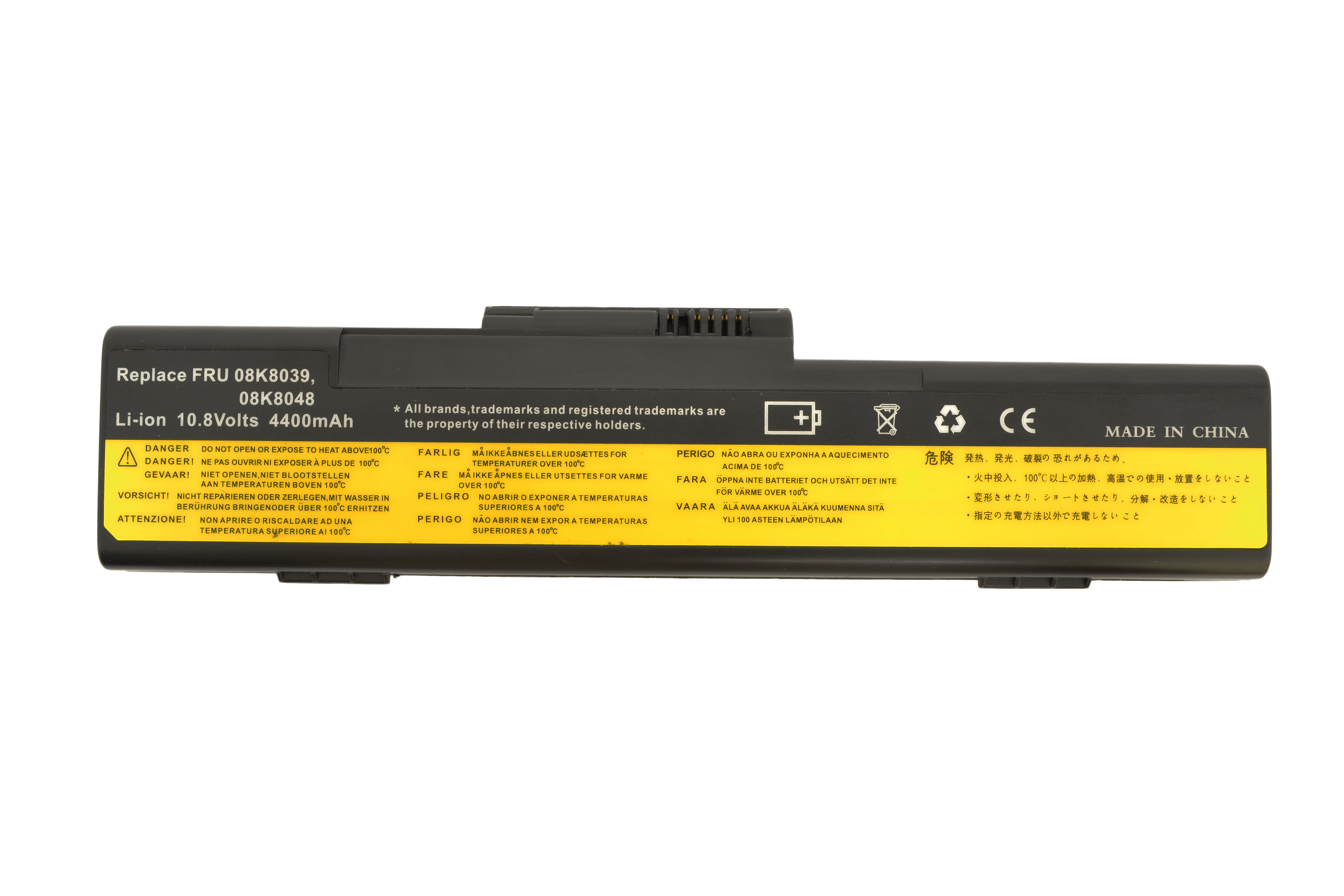 Original Battery Lenovo 08K8048 08K8049 48Wh 4400mAh