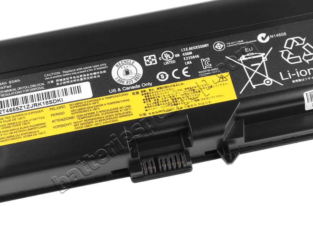 Original Battery Lenovo 0A36303 2516CTO 8400mAh 94Wh