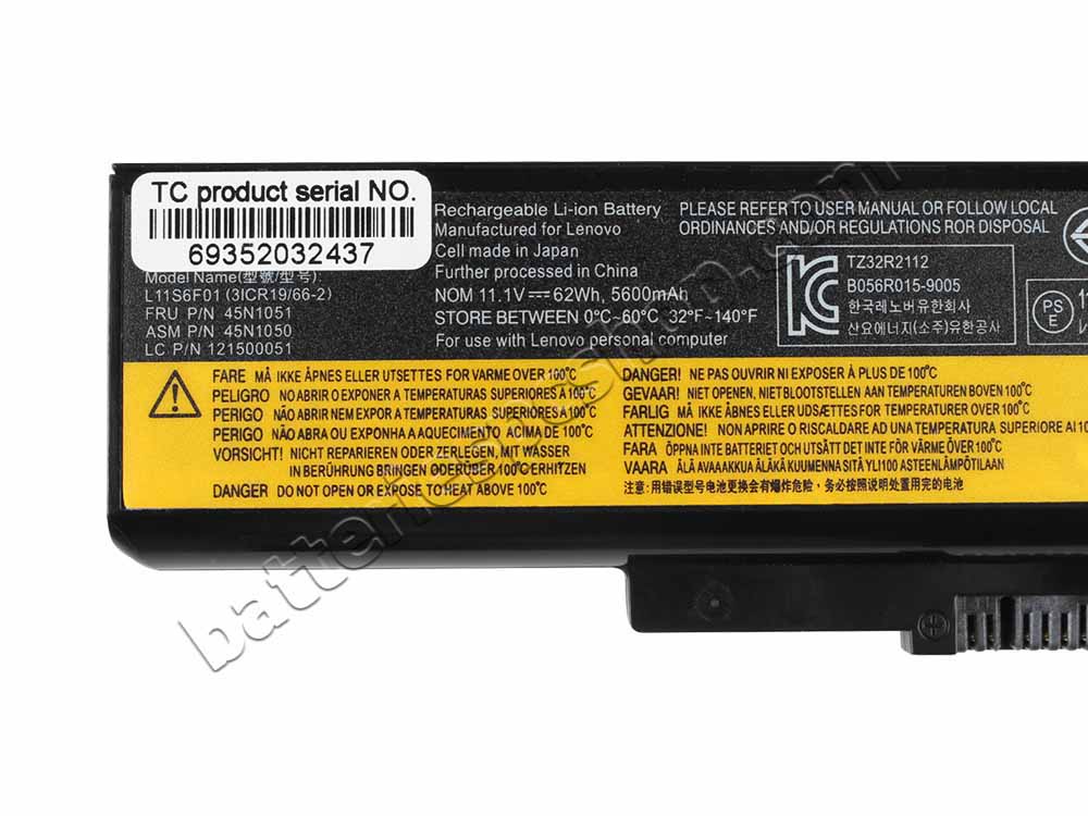 5600mAh Lenovo Essential G480 2688-2AU G485 G485AX Battery