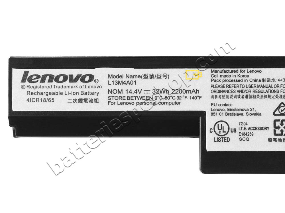 Original 41Wh 4 Cell Lenovo M4400 M4450 B40 B50 Battery