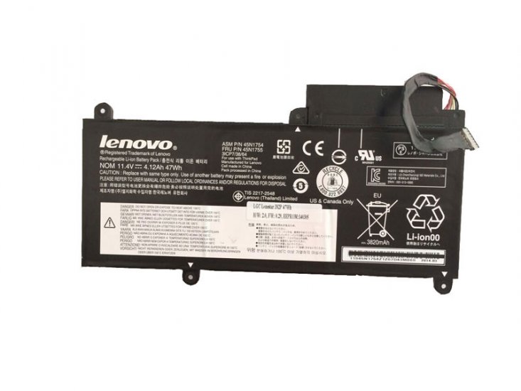 Original 4.12A 47Whr 6 Cell Lenovo ThinkPad E450 E455 Battery