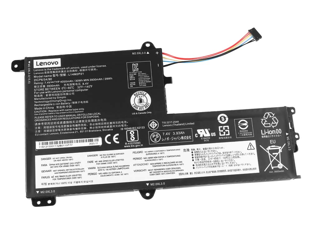 Original Battery Lenovo 5B10M49822 5B10M49823 30Wh 4050mAh