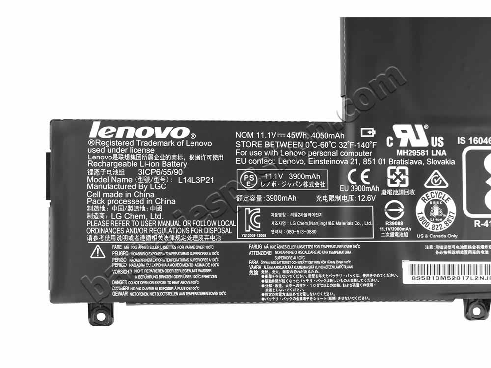 Original 45Wh 4050mAh 3 Cell Battery Lenovo Flex 3 80JK001JUS