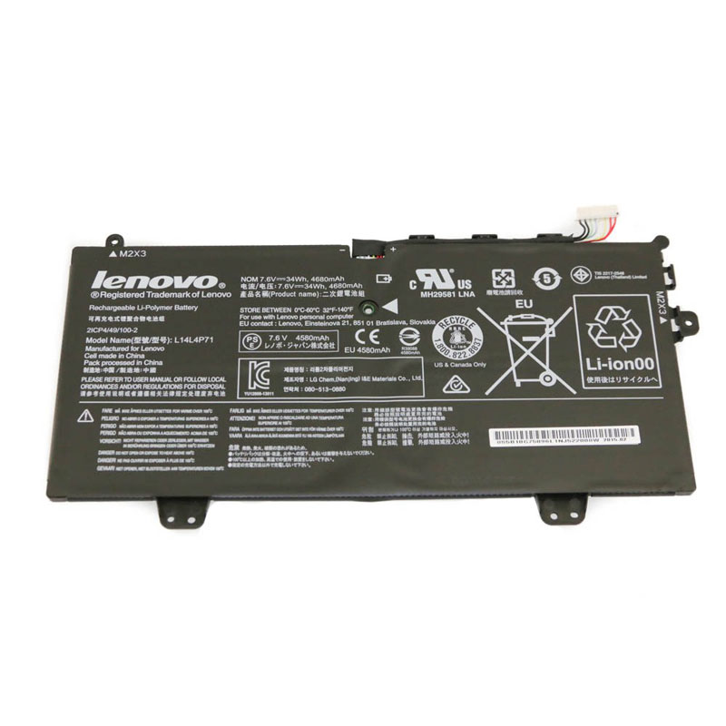 Original 34Whr 4650mAh Lenovo L14M4P71 5B10G52141 Battery