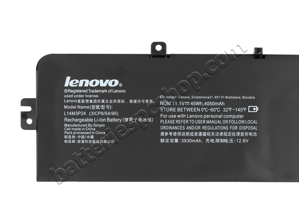 Original 45Wh 4050mAh 3 Cell Lenovo IdeaPad 700-15ISK 80RU Battery