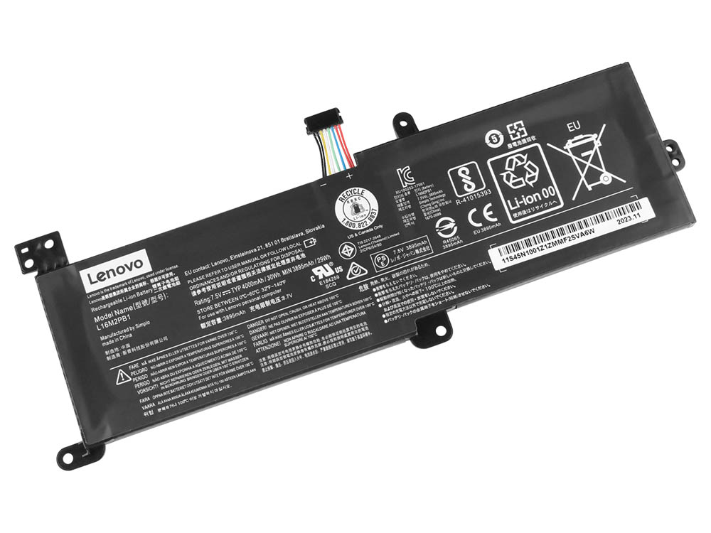 Original 30Wh 4030mAh 2 Cell Lenovo 5B10M88058 L16L2PB2 Battery