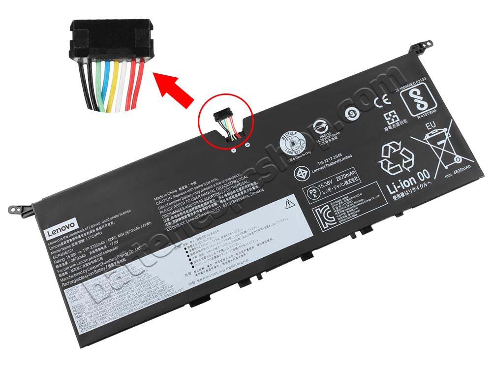 Original Battery Lenovo 5B10R32748 928QA232H 2735mAh 42Wh