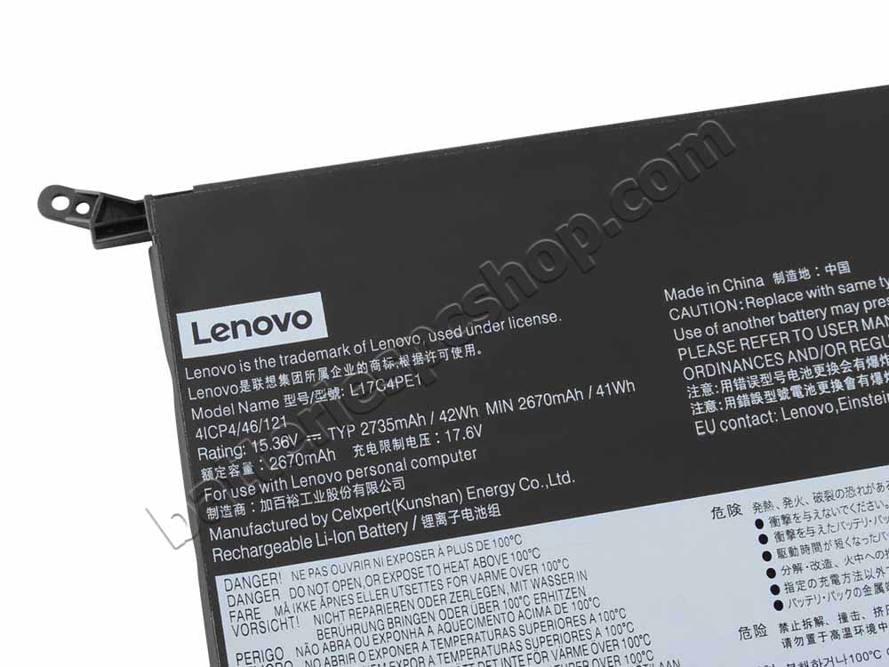 Original Battery Lenovo 5B10R32748 928QA232H 2735mAh 42Wh