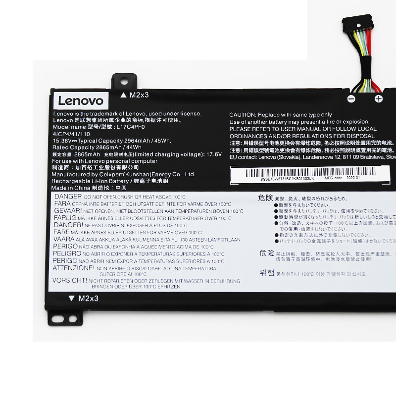 Original Battery Lenovo 4ICP4/41/110 2964mAh 45Wh