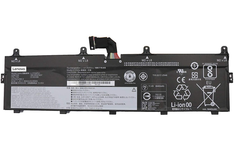 Original Battery Lenovo 01AV497 01AV498 8684mAh 99Wh