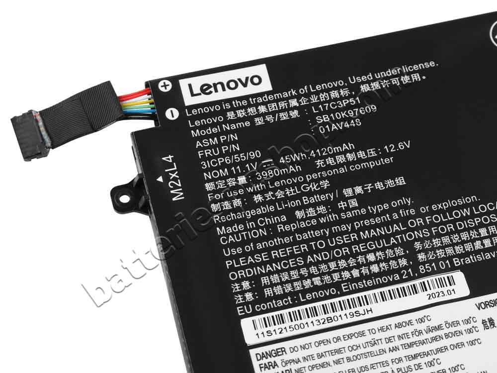 Original Battery Lenovo E41-55 82FJ 4050mAh 45Wh