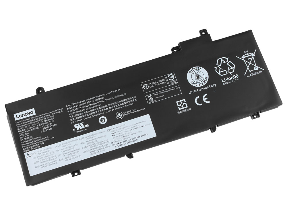 Original Battery Lenovo 01AV470 01AV478 01AV479 01AV480 4920mAh 57Wh