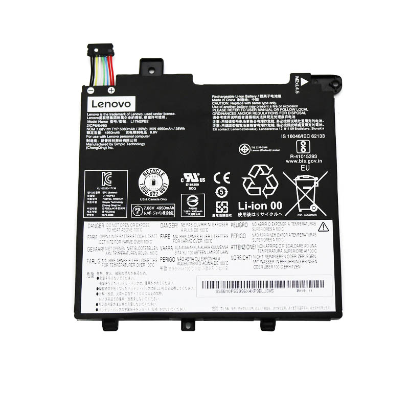 Original Battery Lenovo 5B10P53996 5B10P54002 5080mAh 39Wh