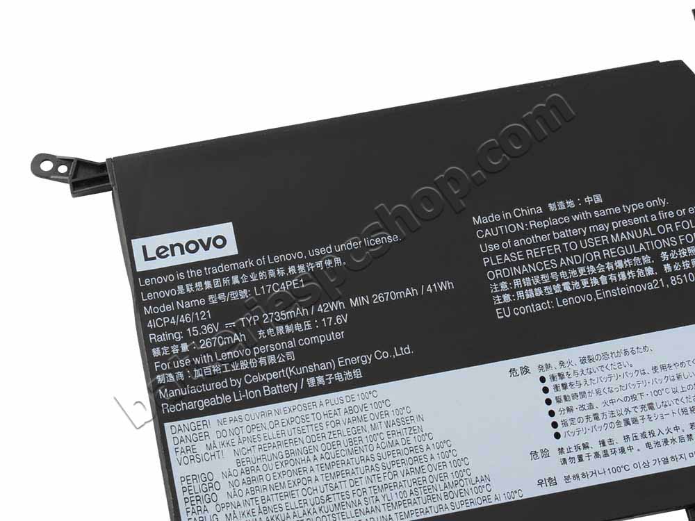 Original Battery Lenovo 5B10R32748 928QA232H 2735mAh 42Wh