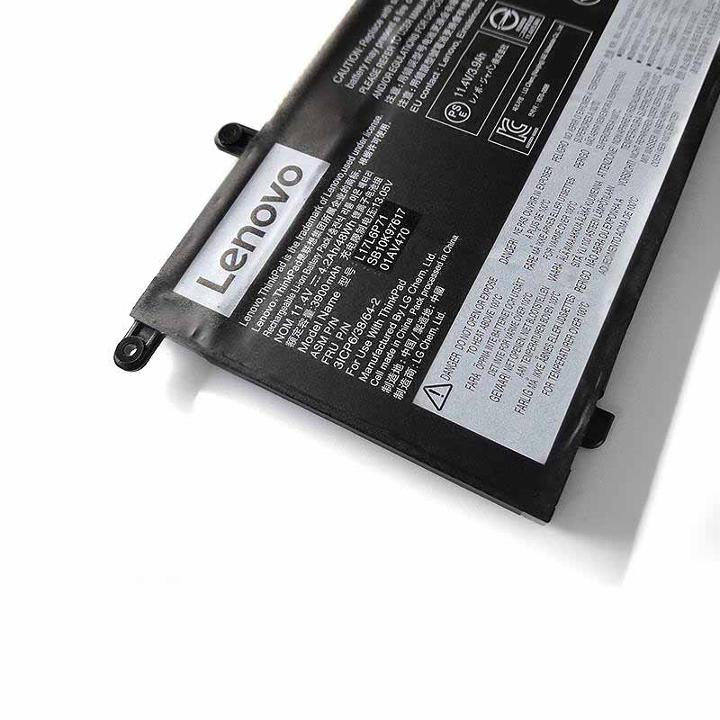 Original Battery Lenovo 01AV472 01AV484 4190mAh 48Wh