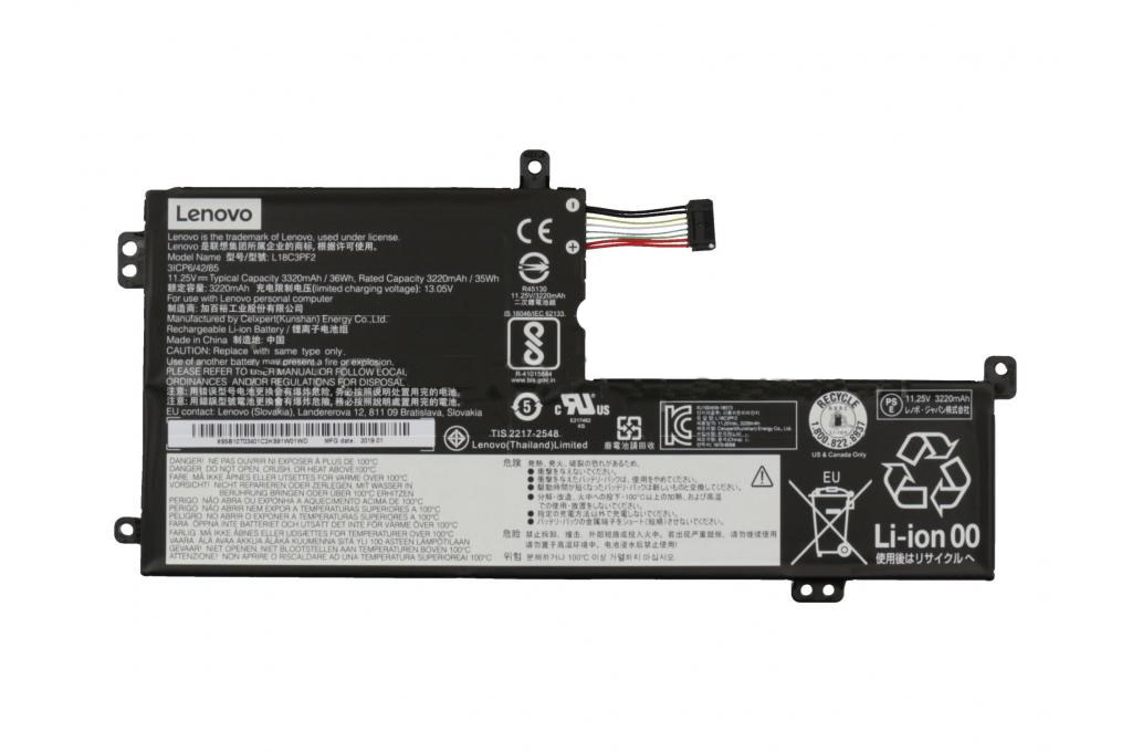 Original Battery Lenovo 3ICP6/42/85 L18C3PF2 3320mAh 36Wh