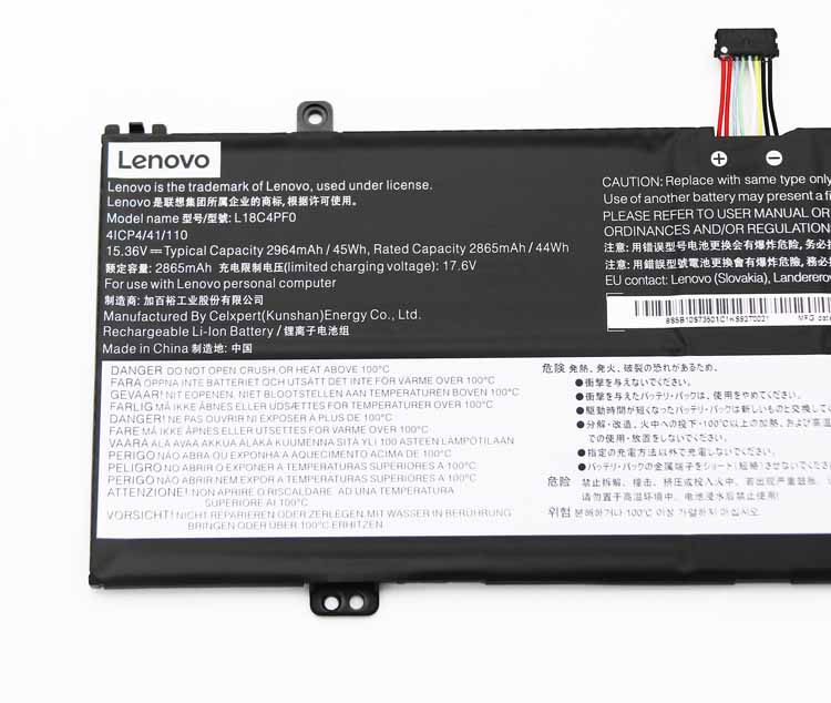 Original Battery Lenovo 4ICP4/41/110 5B10S73500 2964mAh 45Wh