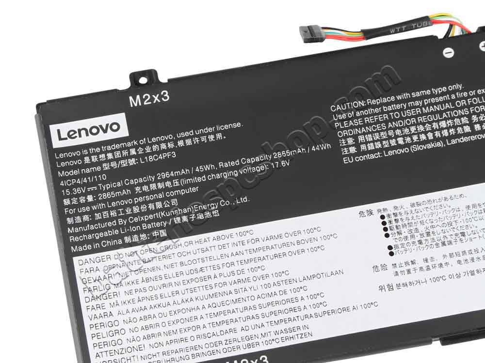 Original 2964mAh 45Wh Battery Lenovo 5B10T09081 SB10W67192