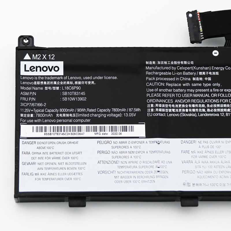 Original Battery Lenovo 02DL028 02DL029 8000mAh 90Wh