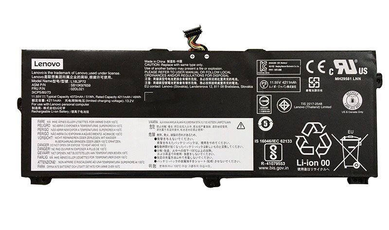 Original 4211mAh 49Wh Battery Lenovo SB10T83170 SB10T83171