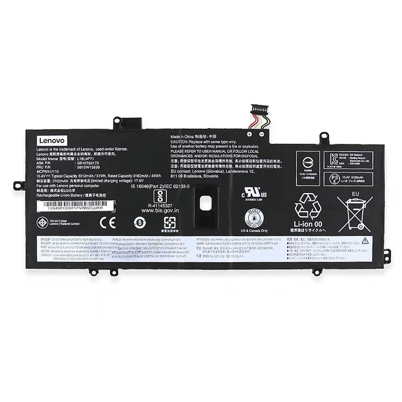 Original Battery Lenovo 02DL004 02DL005 02DL006 3312mAh 51Wh