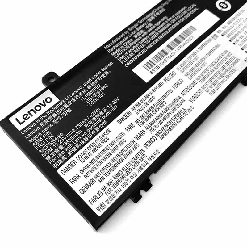 Original Battery Lenovo 02DL000 02DL002 3735mAh 42Wh