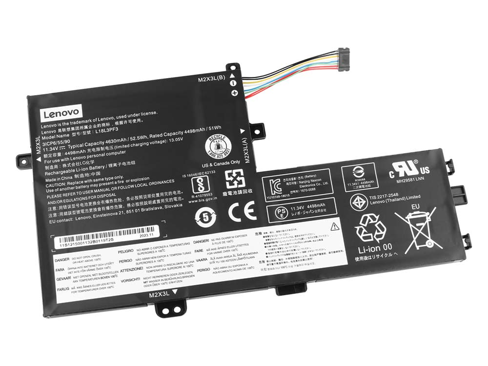 Original 4610mAh 52.5Wh Battery Lenovo ideapad C340-15IIL 81XJ000AGE