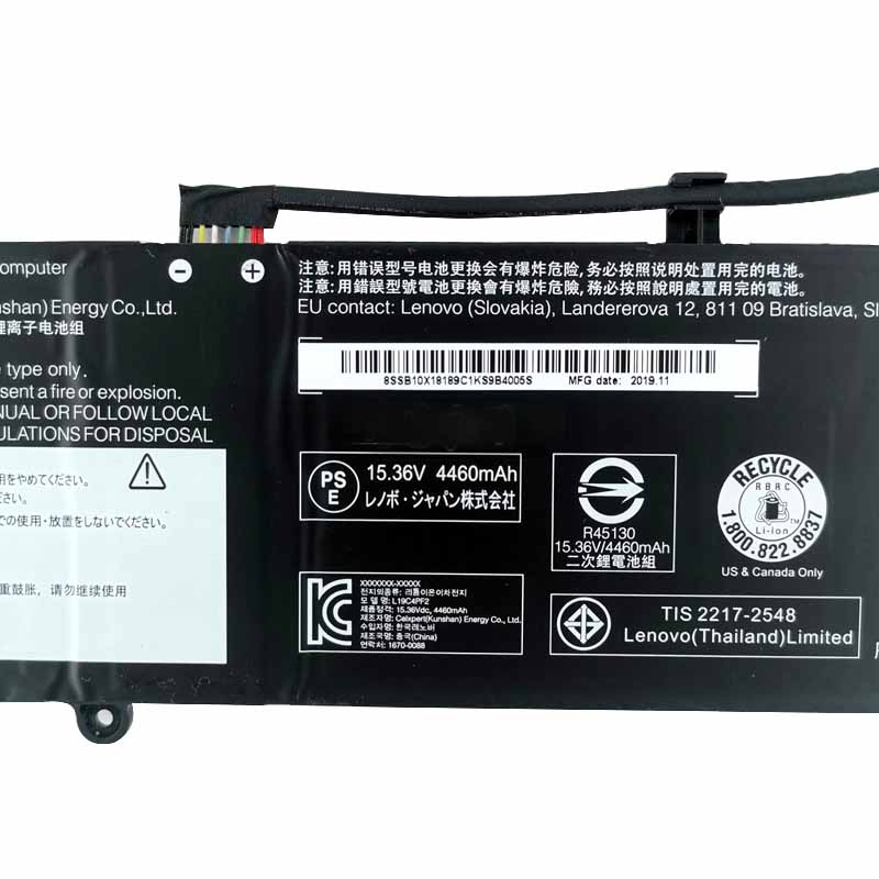 Original Battery Lenovo 4ICP4/59/141-1 5B10X18187 4560mAh 70Wh