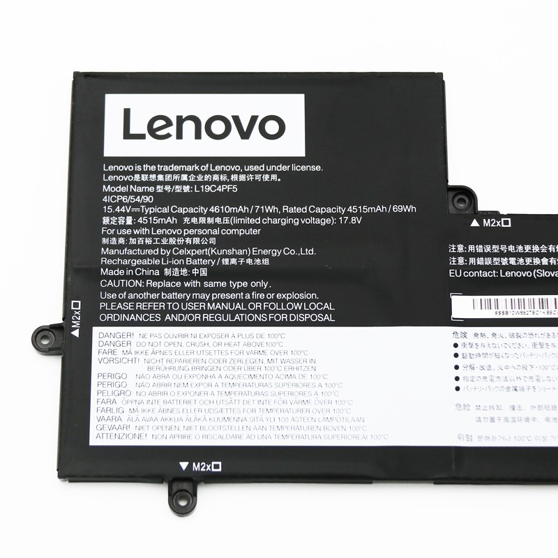 Original Battery Lenovo 5B10W65278 5B10W65281 4610mAh 71Wh