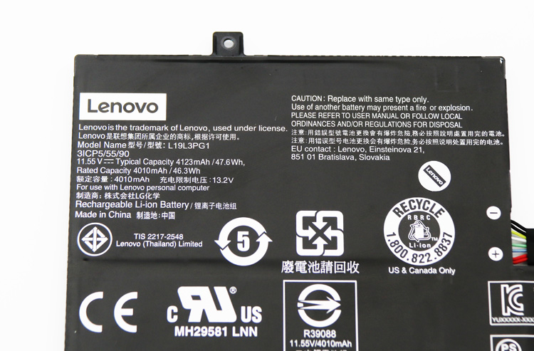 Original Battery Lenovo 100e Chromebook 2nd Gen AST 82CD 4123mAh 47.6Wh